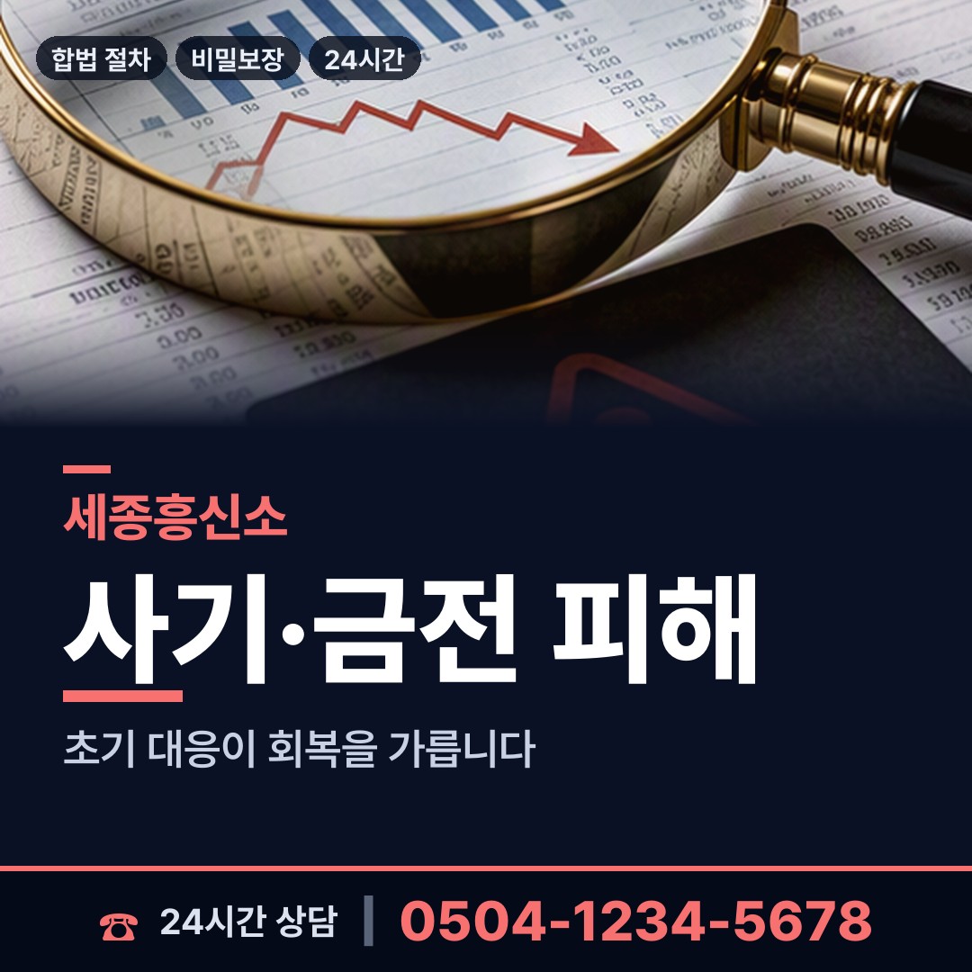 세종 전의면 탐정사무소 상담 안내
